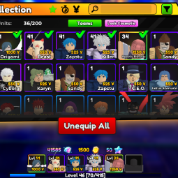 Anime Adventures // Origami // 46LV // 41000 Gems // Instant Delivery