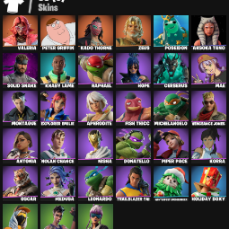 【33 SKINS】 VALERIA ❤️ PETER GRIFFIN ❤️ KADO THORNE ❤️ ZEUS ❤️ POSEIDON ❤️ AHSOKA TANO ❤️ SOLID SNAKE ❤️ KHABY LAME (PC/XBOX)
