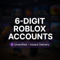 ๐ข 6 Digit Roblox Accounts | 100% Numbers Only | ๐ Unverified | ๐ Instant Delivery