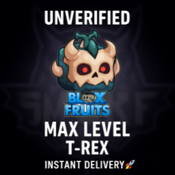 Blox Fruits | MAX Level ⚡ T-REX 🦖 | Global (No VNG) | Unverified