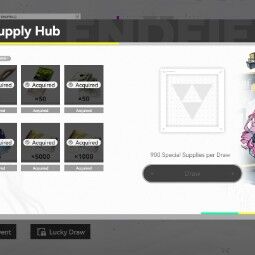 Web event / pre-registered account