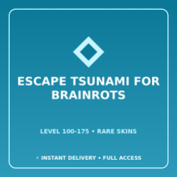 ๐ Escape Tsunami for Brainrots ๐ง Bulbito Bandito Traktorito Lv 100-175 โก Instant