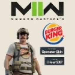 KEY 🔑| COD MW II Burger Town Operator Skin 1h 2XP Boost| All Platforms 🍔 0