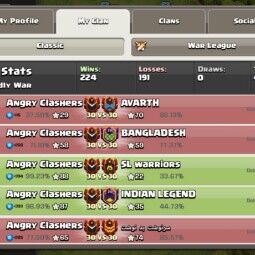 🦋18 Level Clan🦋Name: Angry Clashers🦋Crystal League 2🦋Clan Capital 9 🦋War Log good 2:1 🦋Instant delivery 🦋 2