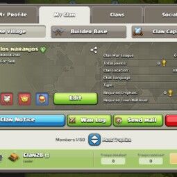 🍁19 nível clan🍁nome: Los Naranjos 🍁clan Capital 9🍁gold Liga 1🍁Good War Log🍁 Entrega 🍁 Instantânea 0