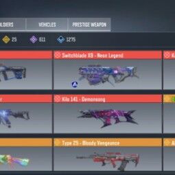 5 Mythic Guns▶️25 Legendary Guns▶️Mythic Soldier{Spectre-T-3}⚡4 Legendary Soldiers▶️Legend:Helicopter,{T-3Blade}▶✴️1900+ Guns Collection▶️ 1