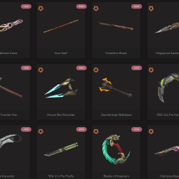 valorant account 254 ✫ very stacked account  ✫ 500k vp spent  ✫ vct karambit  ✫ kuronami set  ✫ exo set  ✫ mystbloon 2.0 set  ✫ rgx set  ✫ elderflame dagger thumbnail