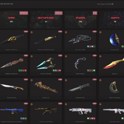 Region US | Level 324 | 259 Skins, 32 Knives | Champions 2022 and 2023 Bundles | EP8 Act 3 Unranked | $3700+ Total Spent - ChicksWVal126 0
