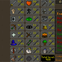 Legacy Pure - Infernal cape - Dizana's Quiver - 75 cmb lvl - Mith Gloves - DT1 - God Books - 50 Attack - 90 Strength - 90 Range - 99 Magic - Chicks17122 0