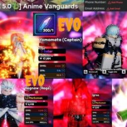 AV379👑anime vanguards Lv.58⚡rr300 ⭐Yomomato(Capitão)evoluída Solar Z / # / Z + ⭐Regnaw (rage)evoluída Z+/Z/Z+ ⭐Rom e Ran ⭐Igros ⭐Sprintwagon Fortune ⭐Takaroda Fortune 0