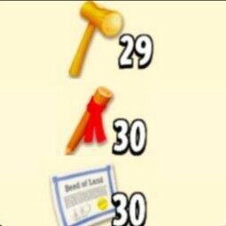 Land Expansion Materials ♦️Marker- deed- mallet♦️29-30-30♦️1 set Only♦️ Fast Delivery 0