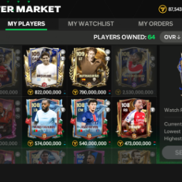 SUPER ACC !!🔥 // OVR 110 // T.V>15.5B // ++3.5B Coins Tradable Player 1