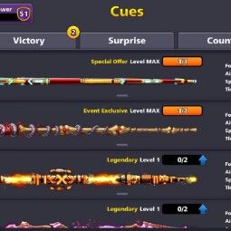 ❤️2 BILLION COINS ⚡15 Legendary Cues ⚡5 EVENT CUES MAXED ⚡ 65 CCP 🔥 2 Billion Coins 🔥 Instant Delivery 💸 2000 Cash 🔥 Mini Login 2