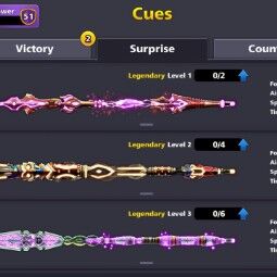 ❤️2 BILLION COINS ⚡15 Legendary Cues ⚡5 EVENT CUES MAXED ⚡ 65 CCP 🔥 2 Billion Coins 🔥 Instant Delivery 💸 2000 Cash 🔥 Mini Login 3