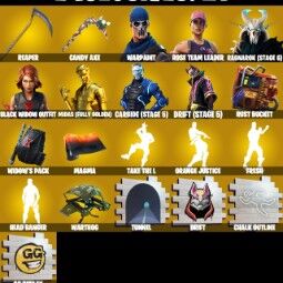 👑126 Skins 👑PC/PSN/XBOX👑 Fresh 👑 Black Widow 👑 OG STW 👑 Take The L 👑 Midas 👑  Omega 👑 Rust Lord 👑 Rogue Agent 👑 Ragnarok 👑  Skull Trooper 👑 4