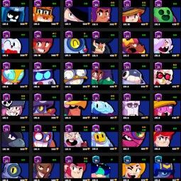 🖤 72 Brawlers 🖤 29.493 Trophies 🖤 25 Skins 🖤 9 Legends 🖤 21 Mythics 🖤 23 Epics 🖤 2885 Gold 🖤 167 Gems 🖤 5971 Blings 🖤 1