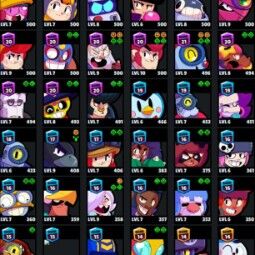 👑 61 Brawlers 👑 21.620 Trophies 👑 45 Skins 👑 5 Legends 👑 13 Mythics 👑 24 Epics 👑 143 Gold 👑 47 Gems 👑 1117 Blings 👑 1