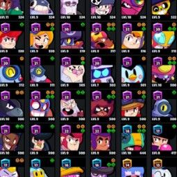 👑 62 Brawlers 👑 21.918 Trophies 👑 29 Skins 👑 7 Legends 👑 14 Mythics 👑 22 Epics 👑 27567 Gold 👑 158 Gems 👑 3884 Blings 👑 1