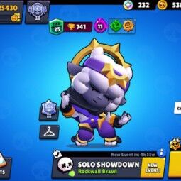 👑 70 Brawlers 👑 25.430 Trophies 👑 64 Skins 👑 7 Legends 👑 18 Mythics 👑 26 Epics 👑 538 Gold 👑 17 Gems 👑 232 Blings 👑 0