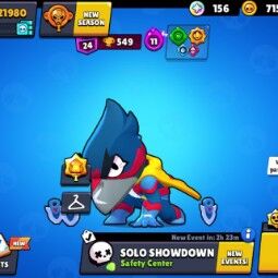 👑 72 Brawlers 👑 21.980 Trophies 👑 59 Skins 👑 7 Legends 👑 21 Mythics 👑 25 Epics 👑 715 Gold 👑 5 Gems 👑 156 Blings 👑 0