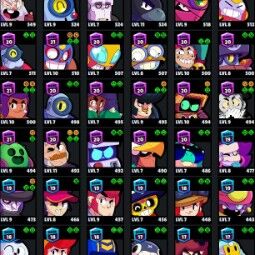 👑 79 Brawlers 👑 31.792 Trophies 👑 87 Skins 👑 10 Legends 👑 25 Mythics 👑 25 Epics 👑 625 Gold 👑 6 Gems 👑 989 Blings 👑 1