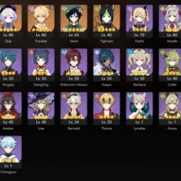 👑 ASIA 👑 AR 41 👑 5x Five Star 👑 19 Chars 👑 Tighnari 👑 Venti 👑 Qiqi 👑 0