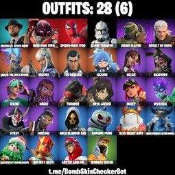 👑28 skins 👑 PC/PSN/Xbox 👑 El Eterno 👑 Renzo el Destructor 👑 Mizuki 👑 Nezumi 👑 clone Trooper 👑 Spider-Man Cero 👑 Iron Man Cero Geralt 👑 de Rivia 👑 0