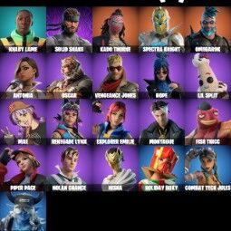 👑21 Skins 👑PC/PSN/XBOX👑 Omegarok 👑 Spectra Knight 👑 Kado Thorne 👑 Solid Snake 👑 Khaby Lame 👑 Nolan Chance 👑 Nisha 👑 Hope 👑 0