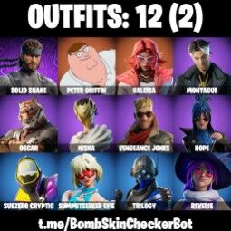 👑12 Skins 👑PC/PSN/XBOX👑 Trilogy 👑 Peter Griffin 👑 Valeria 👑 Solid Snake 👑 Vengeance Jones 👑 Oscar 👑 Nisha 👑 Hope 👑 Montague 👑 0