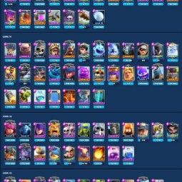 👑 kt 14 👑 6435 Troféu 👑 42 lvl 👑 108 Cartas 👑 36 gestos 👑 1220 gemas 👑 96 k gold 👑 1