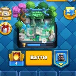 👑KT 14 👑 6750 Trophy 👑 44 LVL 👑 107 Cards 👑 33 Emotes 👑 2845 Gems 👑 116 k Gold 👑 0