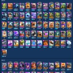 👑 kt 14 👑 6566 Troféu 👑 44 lvl 👑 113 Cartas 👑 48 gestos 👑 206 gemas 👑 365 k gold 👑 1