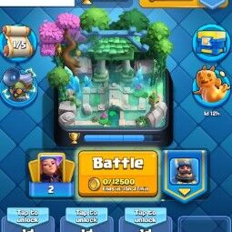 👑KT 13 👑 6889 Trophy 👑 39 LVL 👑 115 Cards 👑 59 Emotes 👑 606 Gems 👑 444K Gold👑 0