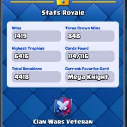 👑KT 14 👑 6000 Trophy 👑 42 LVL 👑 114 Cards 👑 37 Emotes 👑 69 Gems 👑 80K Gold👑 4