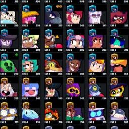 👑 54 Brawlers 👑 15.999 Trophies 👑 63 Skins 👑 4 Legends 👑 8 Mythics 👑 23 Epics 👑 86225 Gold 👑 541 Gems 👑 15678 Blings 👑 1