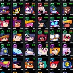 👑 54 Brawlers 👑 21.421 Trophies 👑 27 Skins 👑 4 Legends 👑 11 Mythics 👑 20 Epics 👑 3782 Gold 👑 71 Gems 👑 2662 Blings 👑 1