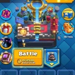👑KT 15 👑 9000 Trophy 👑 57 LVL 👑 111 Cards 👑 85 Emotes 👑 491 Gems 👑 355 k Gold 👑 0