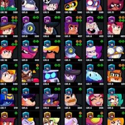 👑 71 Brawlers 👑 20.984 Trophies 👑 49 Skins 👑 5 Legends 👑 21 Mythics 👑 26 Epics 👑 646 Gold 👑 28 Gems 👑 660 Blings 👑 1
