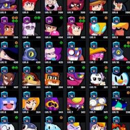 👑 67 Brawlers 👑 23.505 Trophies 👑 61 Skins 👑 6 Legends 👑 16 Mythics 👑 26 Epics 👑 1172 Gold 👑 26 Gems 👑 2359 Blings 👑 1