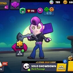 👑 74 Brawlers 👑 27.763 Trophies 👑 78 Skins 👑 9 Legends 👑 20 Mythics 👑 26 Epics 👑 668 Gold 👑 111 Gems 👑 789 Blings 👑 0