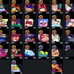 👑 74 Brawlers 👑 27.763 Trophies 👑 78 Skins 👑 9 Legends 👑 20 Mythics 👑 26 Epics 👑 668 Gold 👑 111 Gems 👑 789 Blings 👑 2