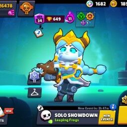 👑 64 Brawlers 👑 26.478 Trophies 👑 64 Skins 👑 3 Legends 👑 16 Mythics 👑 26 Epics 👑 189 Gold 👑 22 Gems 👑 1682 Blings 👑 0