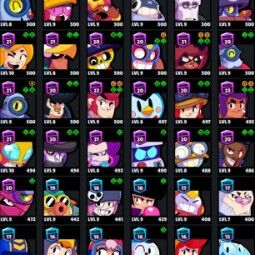 👑 70 Brawlers 👑 26.725 Trophies 👑 77 Skins 👑 5 Legends 👑 20 Mythics 👑 26 Epics 👑 1101 Gold 👑 50 Gems 👑 1