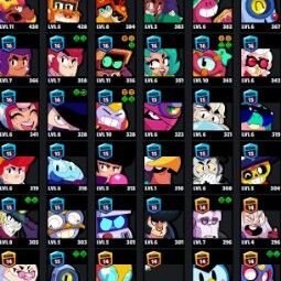 👑 71 ブロウラー 👑 21.649 トロフィー 👑 45 スキン 👑 6 レジェンド 👑 21 ミシック 👑 25 エピック 👑 2311 ゴールド 👑 27 虹のダイヤ 👑 917 ブリン 👑 1