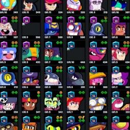 👑 82 Brawlers 👑 24.586 Trophies 👑 90 Skins 👑 11 Legends 👑 26 Mythics 👑 26 Epics 👑 4834 Gold 👑 142 Gems 👑 5635 Blings 👑 1