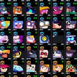 👑 54 Brawlers 👑 16.194 Trophies 👑 43 Skins 👑 3 Legends 👑 13 Mythics 👑 19 Epics 👑 1028 Gold 👑 55 Gems 👑 1592 Blings 👑 1