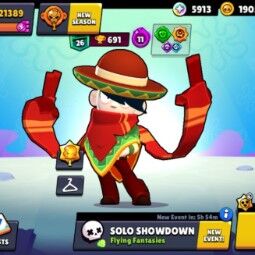 👑 61 Brawlers 👑 21.389 Trophies 👑 71 Skins 👑 5 Legends 👑 14 Mythics 👑 23 Epics 👑 1905 Gold 👑 39 Gems 👑 5913 Blings 👑 0