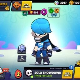 👑 54 Brawlers 👑 16.736 Trofeos 👑 44 Skins 👑 3 Leyendas 12 Míticas 👑 👑 20 Epopeyas 👑 10016 Oro 👑 98 Gemas 👑 2297 Joyas 👑 0