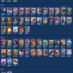 👑KT 13 👑 6000 Trophy 👑 41 LVL 👑 108 Cards 👑 16 Emotes 👑 119 Gems 👑 391 k Gold 👑 1