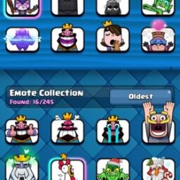 👑KT 13 👑 6000 Trophy 👑 41 LVL 👑 108 Cards 👑 16 Emotes 👑 119 Gems 👑 391 k Gold 👑 2